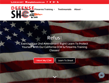 Tablet Screenshot of defenseshot.com